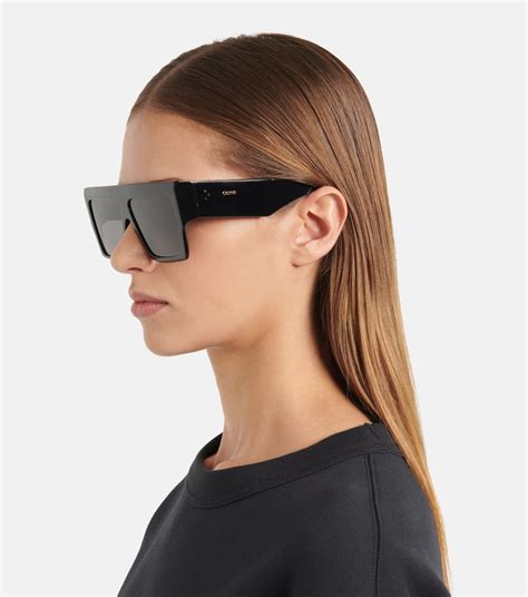 celine sunglasses audrey|celine 60mm flat top sunglasses.